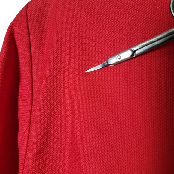 Coldwater Creek Womens Red Big Buttons 3/4 Sleeves Work Blazer Jacket Size 8 - Picture 7 of 10